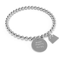 Bracciale 10 Buoni Propositi Donna Mini in Acciaio B-5212 - B-5212